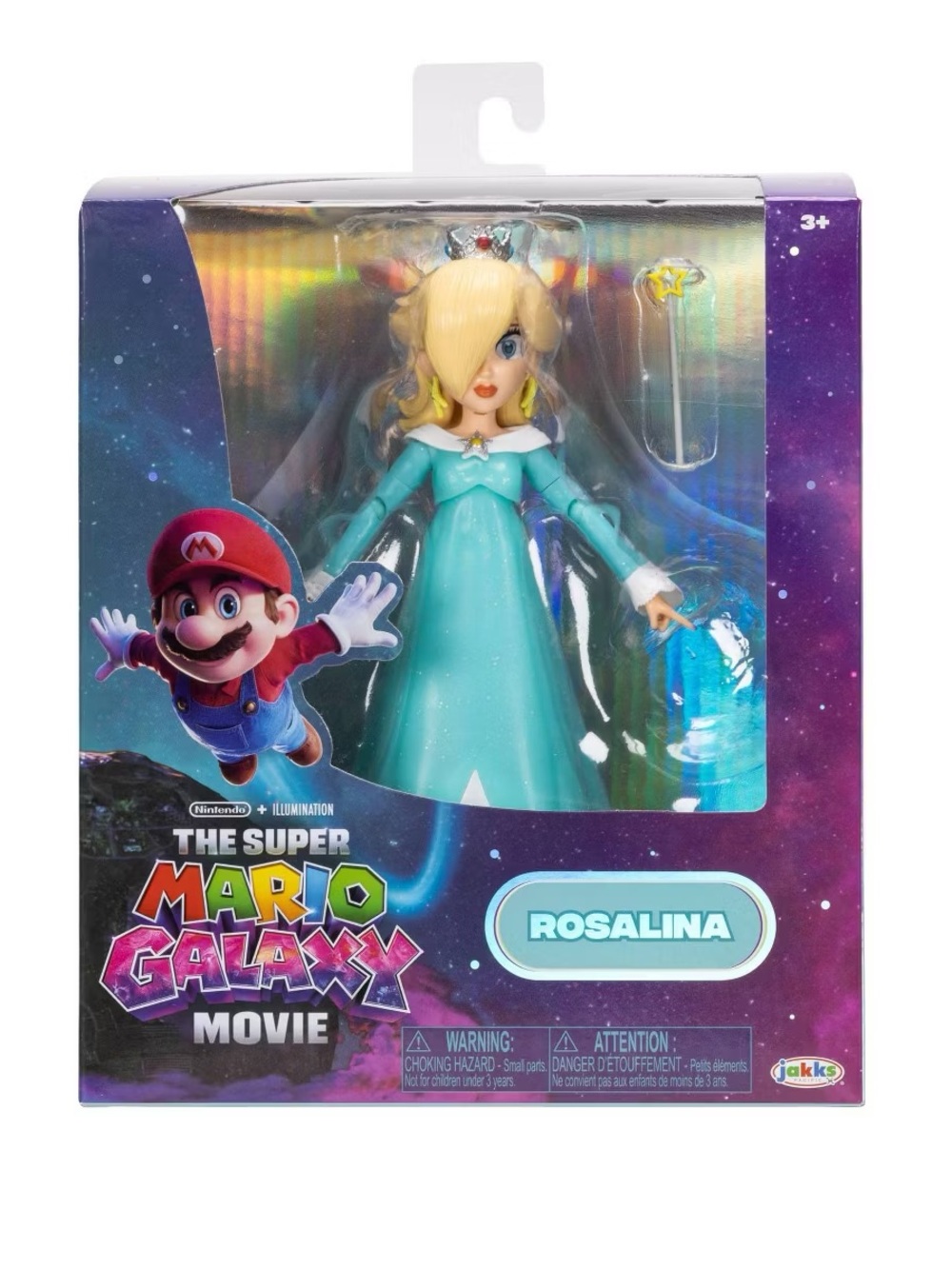 Nintendo Super Mario World Rosalina Figure in Light Blue & Brand New Sealed Toy - Picture 1 of 12